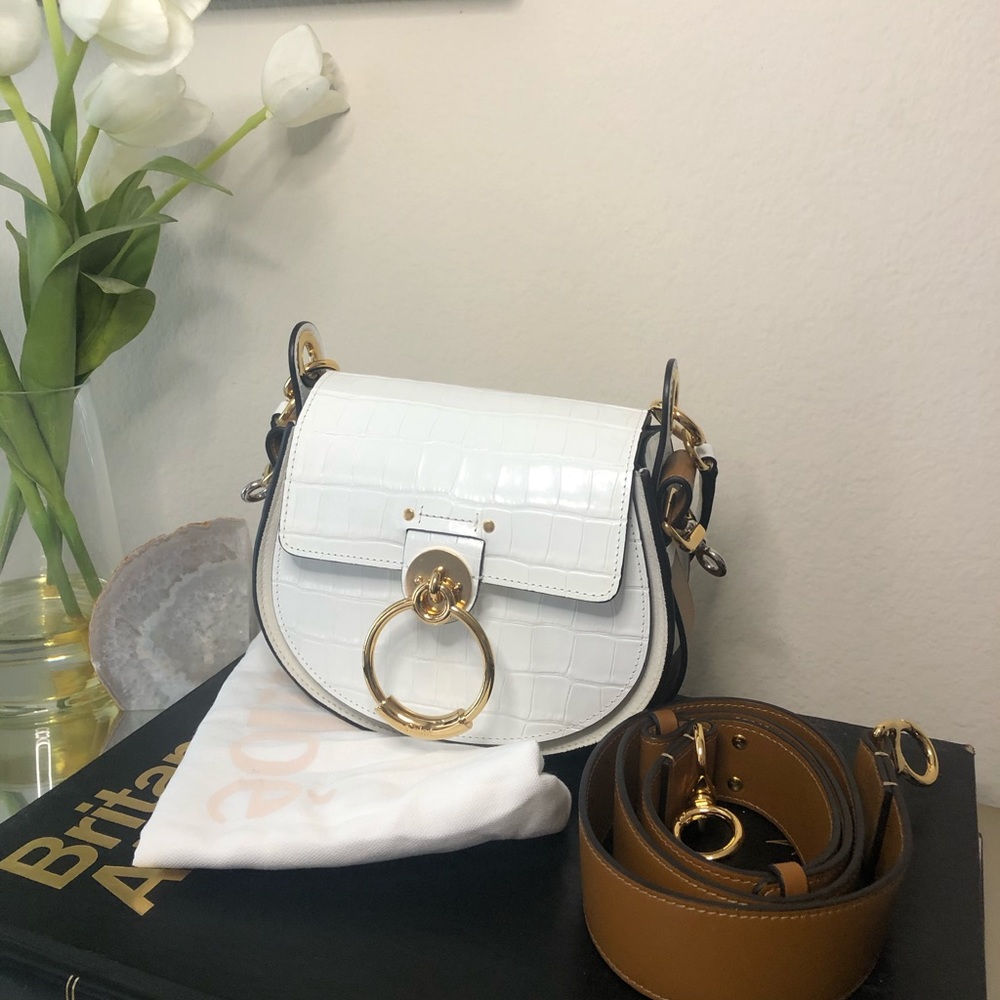 Shoulder B brilliant white chloe Bag